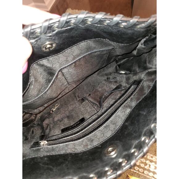 Michael Kors Black Women's Hamilton Quilted Leather Bags & Handbags - Picture 7 of 10